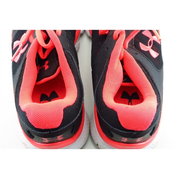 Under armour Women Sz 6‎ M Black Lace Up Running Fabric Shoe - Picture 6 of 8